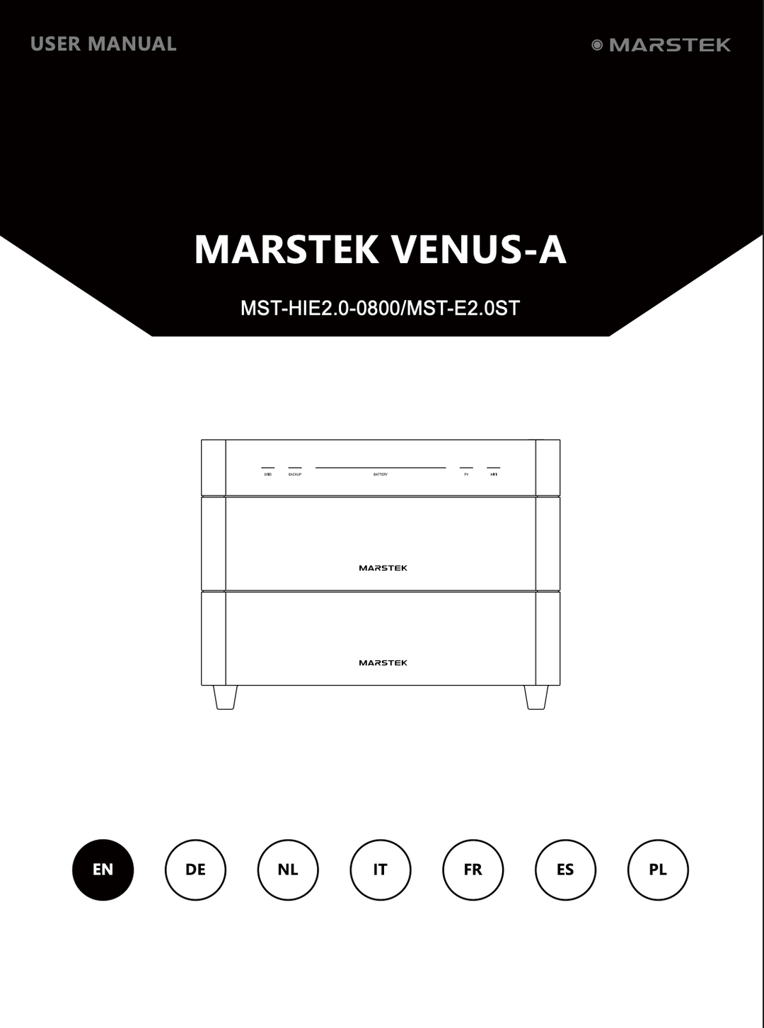 Manuel d'utilisation Marstek Venus-A