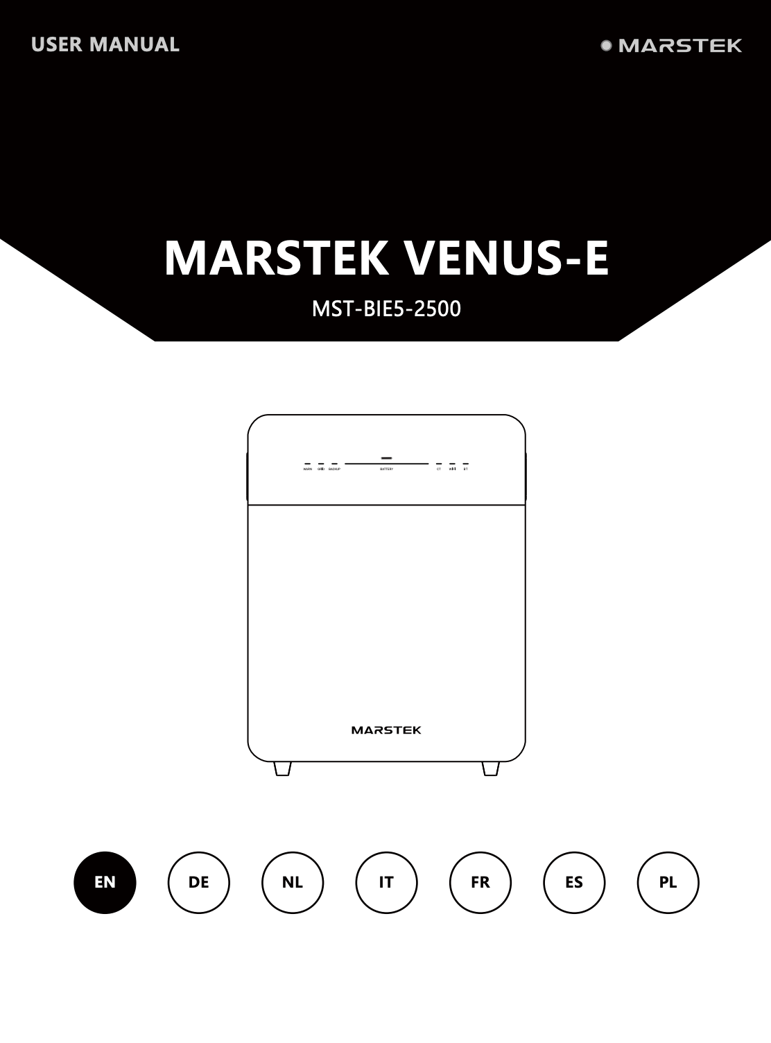 Manuel d'utilisation de Marstek Venus-E Gen 3.0