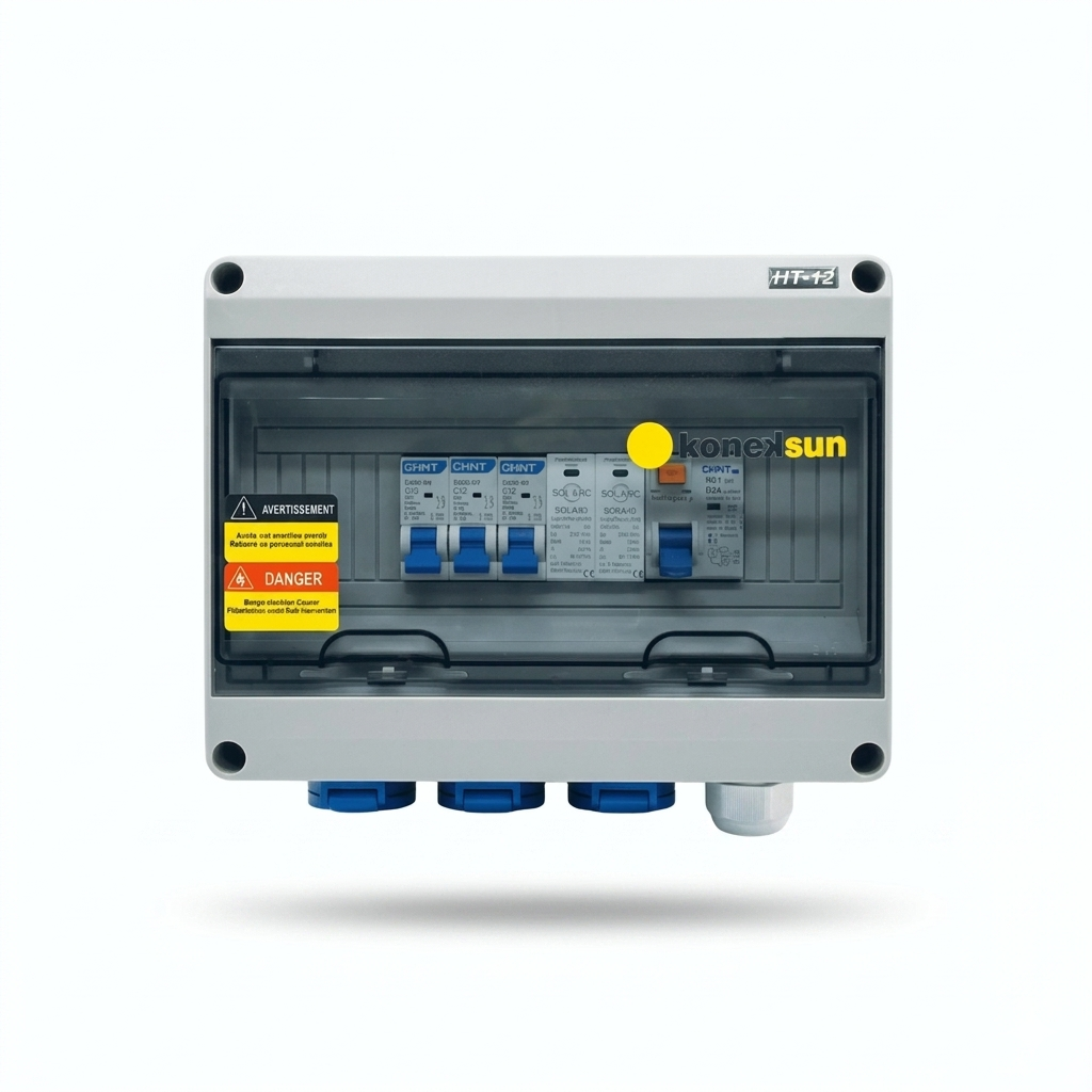 Coffret de jonction AC 3 entrées – Protection et centralisation installation solaire