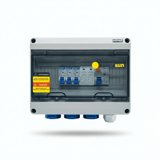Coffret de jonction AC 3 entrées – Protection et centralisation installation solaire
