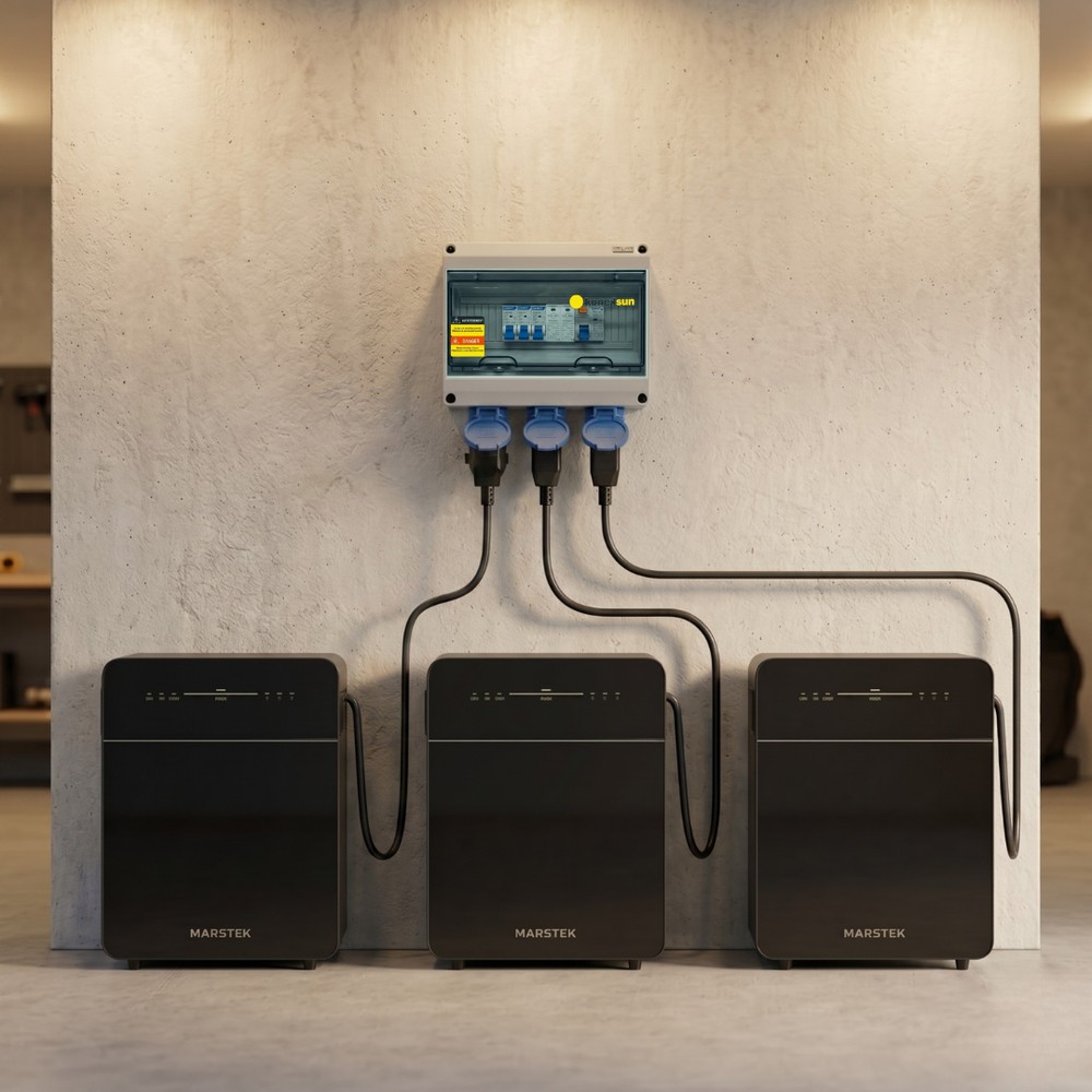 Pack 2 batteries Marstek Venus E 3.0 10,24 kWh avec Coffret AC et Compteur